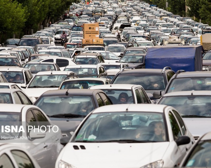 Пробки в Тегеране, Иран